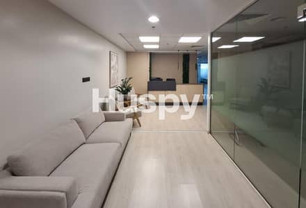 Office for Rent in Dubai Media City, Dubai - Vacant | Partial Sea View | Fitted Office