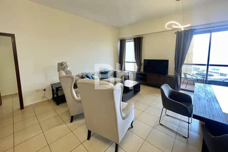 1 Bedroom Apartment for Rent in Jumeirah Beach Residence (JBR), Dubai - Furnished | Large Layout | See View