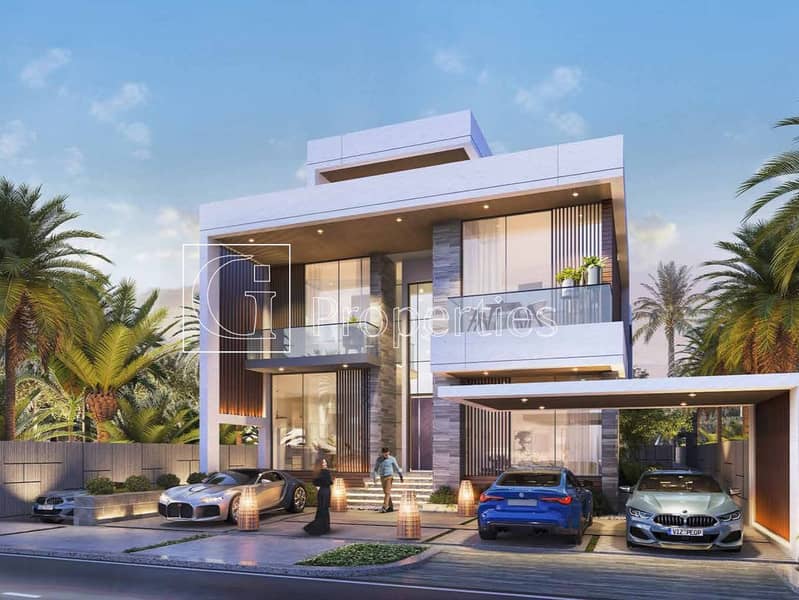 位于大马士革湖住宅，摩洛哥别墅 4 卧室的别墅 3090000 AED - 12836104