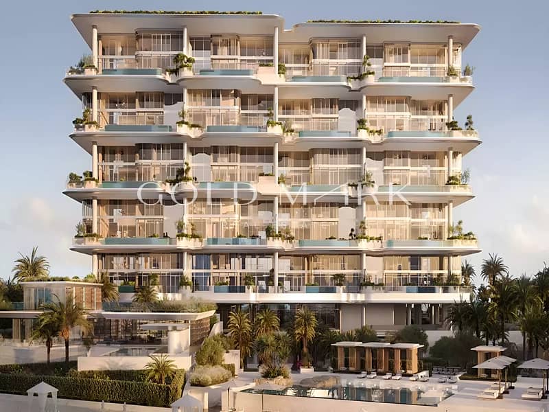位于朱美拉棕榈岛，雪巴王国，Orla Infinity by Omniyat 4 卧室的公寓 78000000 AED - 12836275