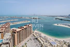 High Floor | Palm and Sea View | Spacious Studio