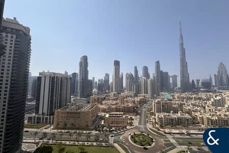 2 Bedroom Apartment for Rent in Downtown Dubai, Dubai - Vacant Now | Burj Khalifa Views | Great Location