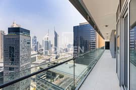 Upgraded Unit with Full DIFC View | High Floor
