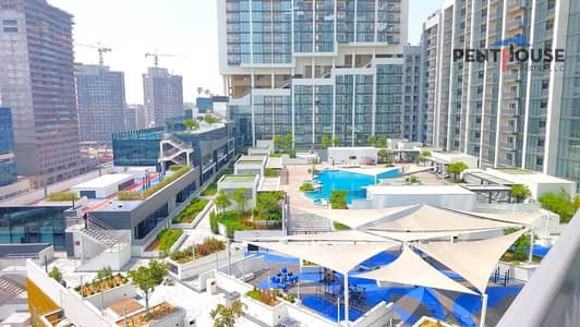 3 Bedroom Flat for Rent in Sobha Hartland, Dubai - 3 BR with Maids | Pool View | Un used | High Flr