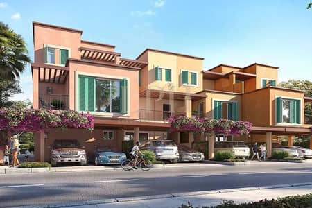 5 Bedroom Townhouse for Sale in DAMAC Lagoons, Dubai - Corner End Unit | Huge Plot | Single Row