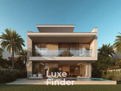 4 Cпальни Вилла Продажа в Джумейра Гольф Эстейтс, Дубай - 4-bed-back. jpg