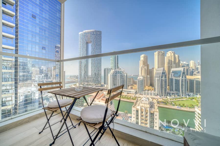 位于迪拜码头，单身公寓壹号大厦 1 卧室的公寓 1900000 AED - 12842726