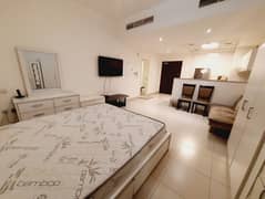 ONLY 6,000/- MONTHLY WITH BILLS - FURNISHED STUDIO - GATED COMMUNITY