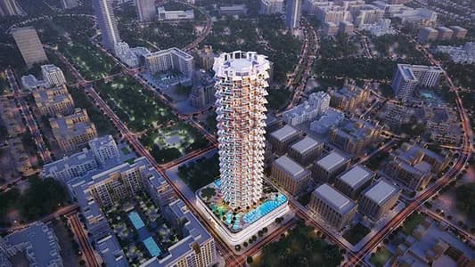 1 Bedroom Flat for Sale in Jumeirah Village Circle (JVC), Dubai - Stunning 1BR | Private Pool | High Floor Views | Binghatti Grove
