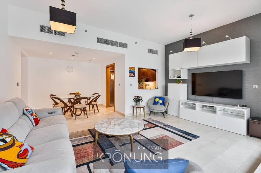Stunning 2 Bed | Marina canal view | Furnished