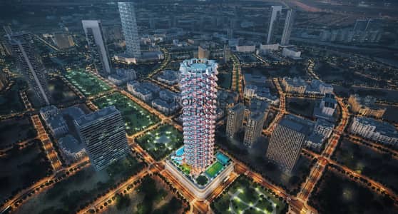 فلیٹ 1 غرفة نوم للبيع في قرية جميرا الدائرية، دبي - Exterior Royale 3. jpg