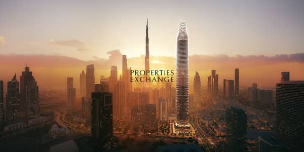 شقة 1 غرفة نوم للبيع في وسط مدينة دبي، دبي - Skyblade Exterior-2. jpg