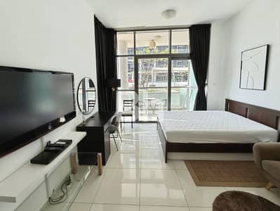 Studio for Rent in DAMAC Hills, Dubai - Fully Furnished | Full Pool View | Vacant