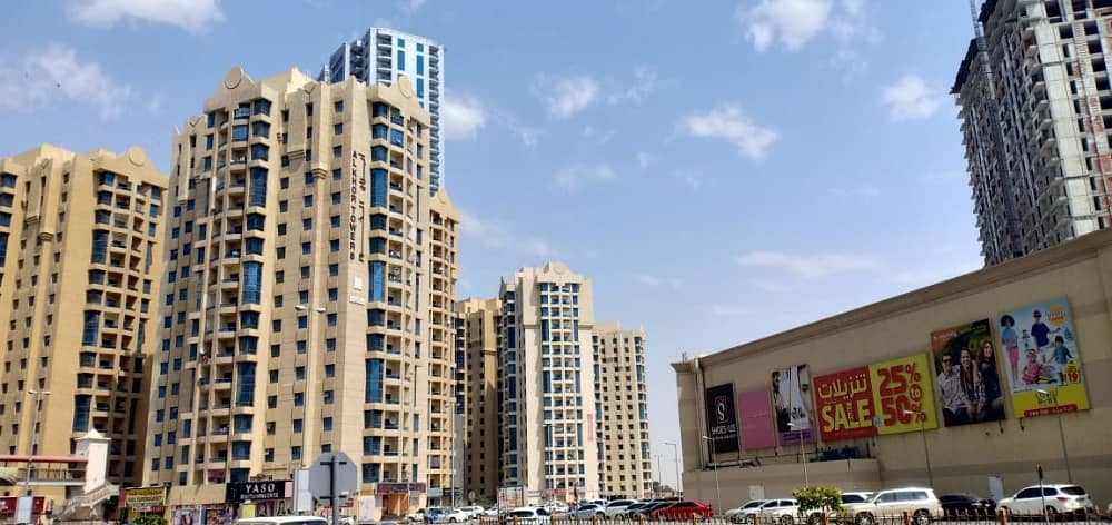 Spacious 1 bhk for sale in al khor towers ajman