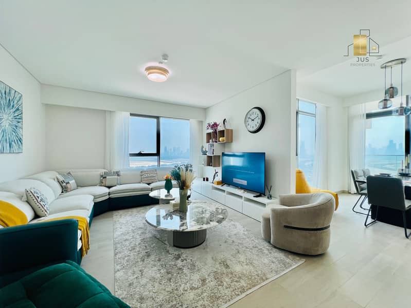 Burj Khalifa City Skyline View | Exclusive Corner Layout | Deluxe Type Fully Furnished 2BHK | Separate Dining Room | Just for 2.9m