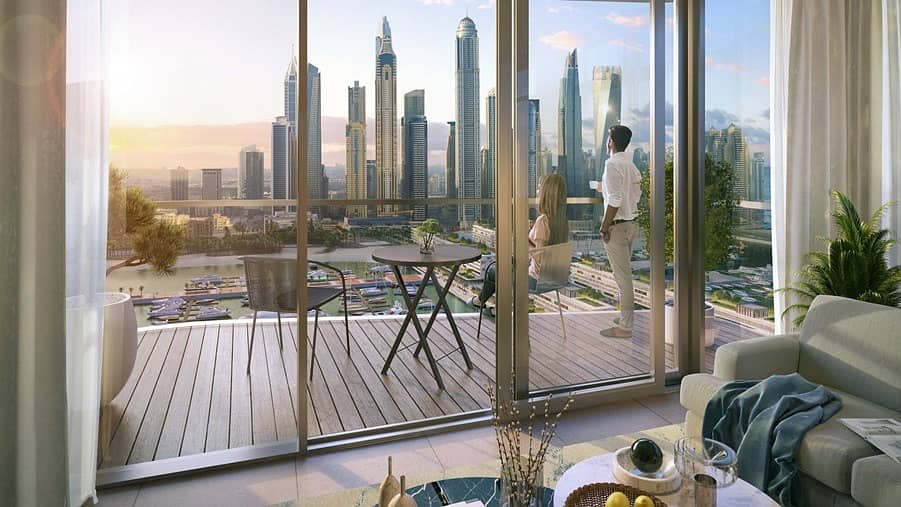 位于迪拜港，艾玛尔海滨社区 1 卧室的公寓 1300000 AED - 4267685