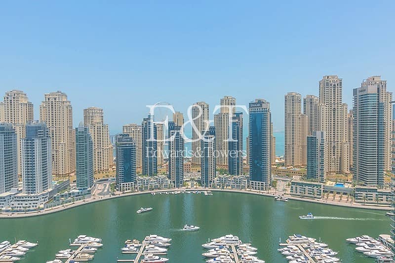 High Floor with Full Stunning Marina View