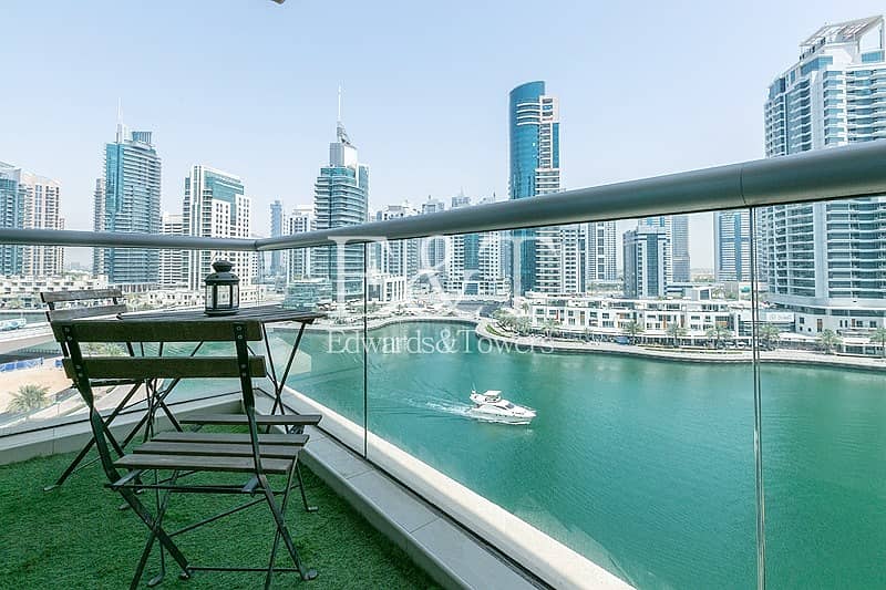 Furnished or Unfurnished with Full Marina View