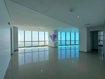 4 Bedroom Apartment for Rent in Corniche Road, Abu Dhabi - | ZERO COMMISSION | LUXURY 4BR PLUS MAIDS WITH FULL SEA VIEW | ABU DHABI ICONIC TOWER |
