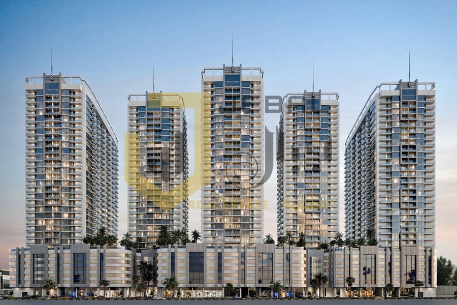 2 Ajman Creek Towers Road View. jpg