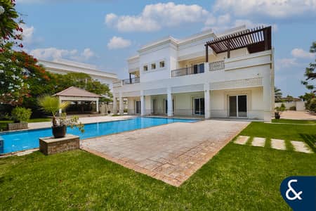 5 Bedroom Villa for Rent in Emirates Hills, Dubai - Elegant 5BR Mansion | Lake View | Sector E