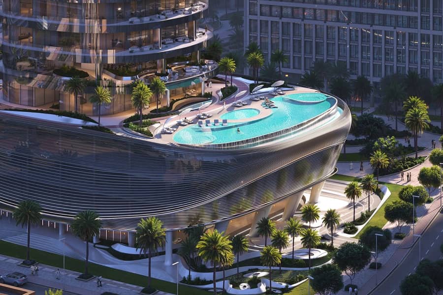 位于迪拜市中心，Binghatti Skyblade 1 卧室的公寓 3689999 AED - 12853957