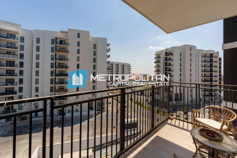 Fully Furnished | Partial Canal View | 1BR+Balcony