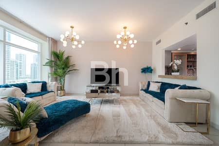 2 Bedroom Flat for Rent in Dubai Marina, Dubai - Fully Furnished | Marina View | Chiller Free