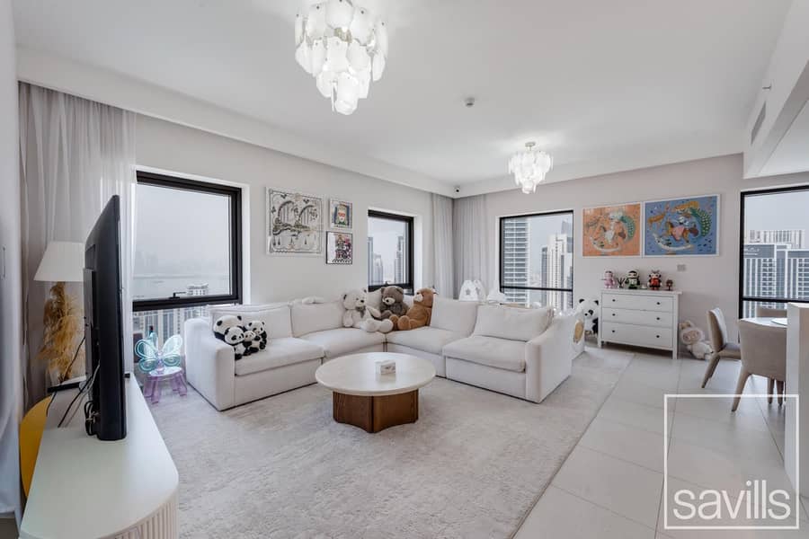 位于迪拜溪港，溪滩维达公寓 3 卧室的公寓 450000 AED - 12855470