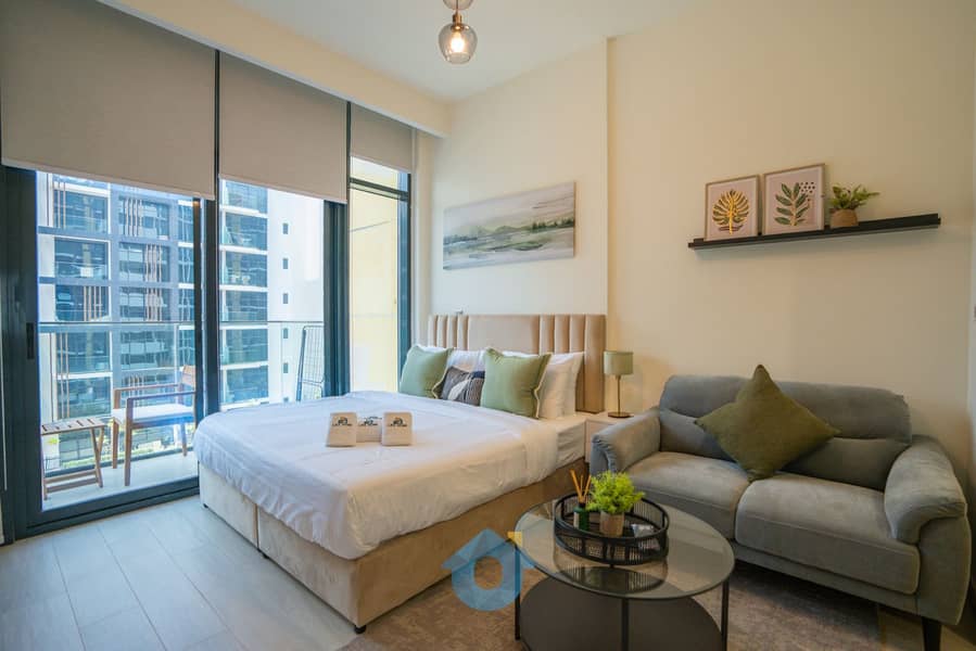 EXCLUSIVE MARCH-ONLY RATE - Stylish Studio Apartment | Easy Access to Burj Khalifa & Meydan Attractions