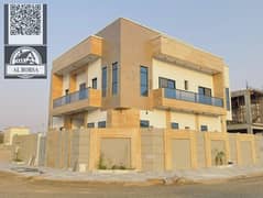 Villa for rent in the best residential locations in Al Helio 2 area with air conditioners, water and electricity directly on Sheikh Mohammed bin Zayed