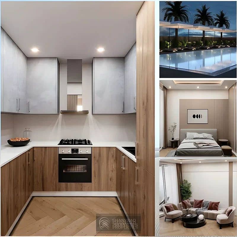 Live Elevated: Stunning High Floor Apartment in JVC with Pool & Burj Al Arab Views! - Image 19