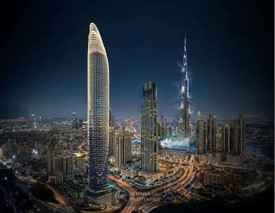 Studio for Sale in Downtown Dubai, Dubai - Binghatti Blade: Architectural Precision in Downtown Dubai.