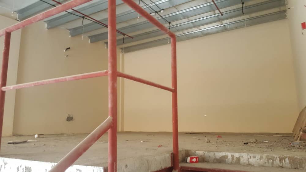 2500 Sqft Warehouse with Ground Plus Mezzanine Floor For Rent Al Jurf Ajman