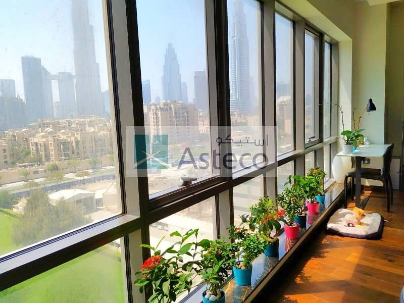 2BHK+Study|Luxury Furnished|Burj Khalifa View|Fully Upgraded