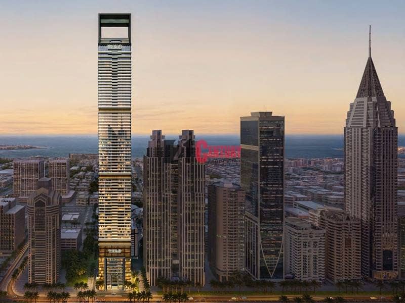 位于谢赫-扎耶德路，Trump Tower 1 卧室的公寓 2838068 AED - 12864250