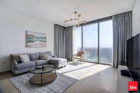 2 Bedroom Flat for Rent in Dubai Marina, Dubai - Fully furnished | High floor | Seaview