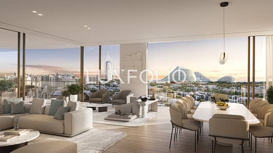 1 Bedroom Flat for Sale in Umm Suqeim, Dubai - FULL BURJ VIEW / HIGH FLOOR / PRIVATE OFFICE