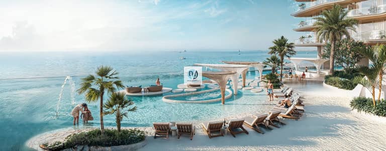 Studio for Sale in Dubai Maritime City, Dubai - Pool. jpg