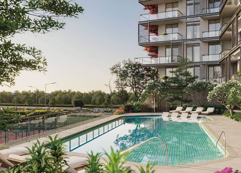 2-Bedroom Apartment for Sale in Majan, Dubai | Park & Road View - Image 3