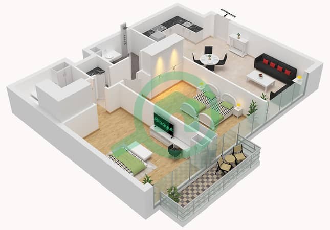 Type B Unit 02 Floor 10