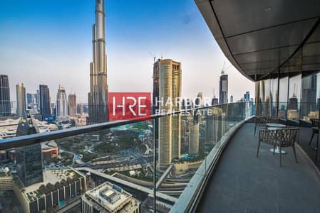 2 Bedroom Flat for Rent in Downtown Dubai, Dubai - Best Layout | Full Burj Khalifa View | High Floor