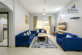 Fully Furnished apartment in 4 cheques | 1 Year Contract | Hot Offer