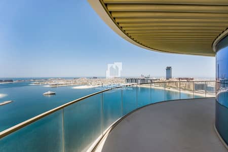 3 Bedroom Flat for Sale in Dubai Harbour, Dubai - Biggest Unique Layout| High Floor| Full Palm View