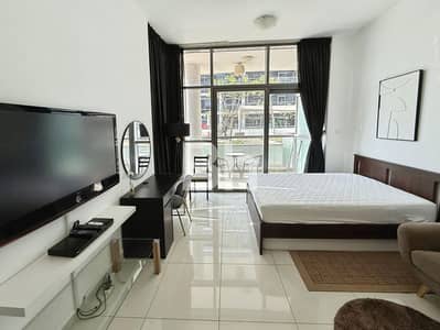 Studio for Rent in DAMAC Hills, Dubai - Fully Furnished | Full Pool View | Vacant