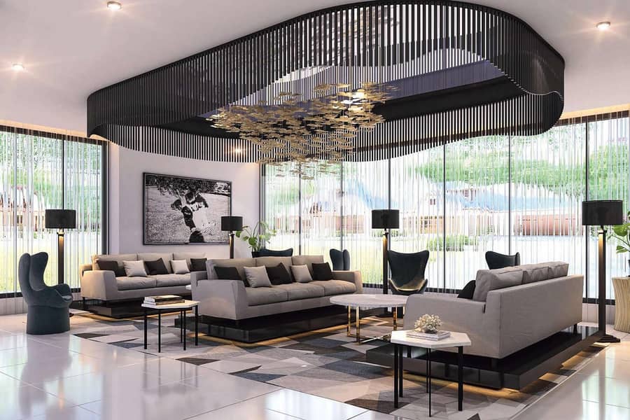 位于朱美拉环形村(JVC)，JVC第11区，多瑙河畔埃利茨公寓 的公寓 800000 AED - 12821537