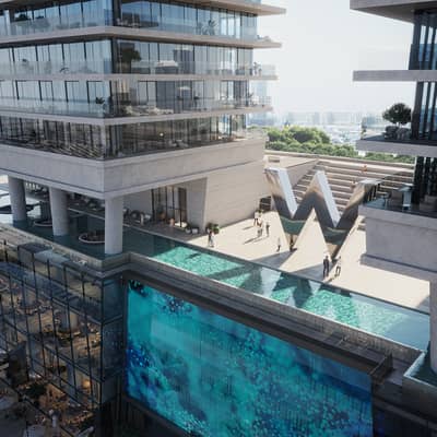 1 Спальня Апартамент Продажа в Дубай Харбор, Дубай - S061-Pool-Deck-5k. jpg