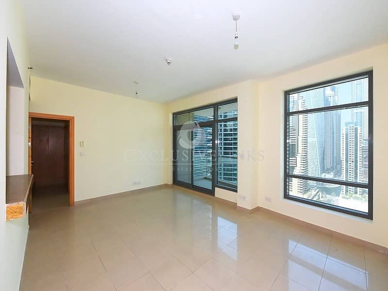 Exclusive 1 Br higher floor well maintained