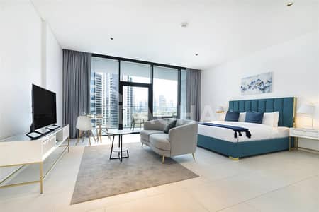 Studio for Rent in Business Bay, Dubai - Largest Layout | Furnished | Burj Khalifa View