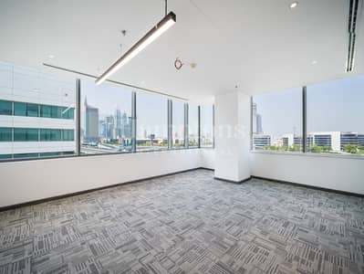 Office for Rent in Sheikh Zayed Road, Dubai - Fitted And Partitioned | 5 Parkings | DED